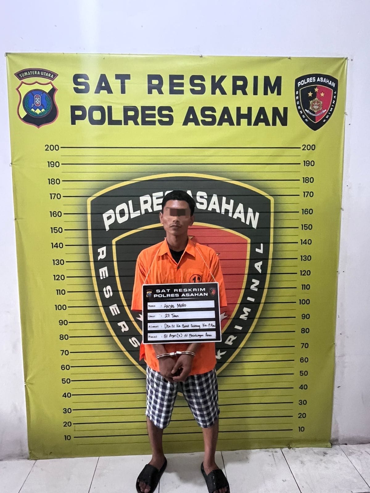 POLRES ASAHAN UNGKAP KASUS PERSETUBUHAN TERHADAP ANAK, PELAKU BERHASIL DITANGKAP