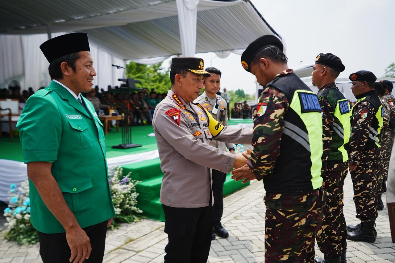 Kapolri Ingatkan Kesiapsiagaan Bencana dalam Pengamanan Nataru saat Pimpin Apel Kebangsaan Banser